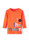 Name It Baby Boy Numan Long Sleeve Top, Cherry Tomato