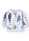 Name It Baby Boy Trish Long Sleeve Sweater, Zen Blue