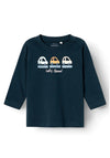 Name It Baby Boy Vacion Long Sleeve Top, Dark Sapphire
