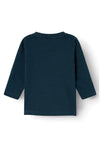 Name It Baby Boy Vacion Long Sleeve Top, Dark Sapphire