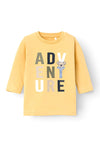 Name It Baby Boy Botio Long Sleeve Top, Rattan