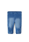 Name It Baby Girl Bella Shaped Sweat Jeans, Medium Blue Denim