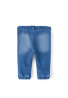 Name It Baby Girl Bella Shaped Sweat Jeans, Medium Blue Denim