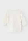 Name It Baby Girl Blossom Long Sleeve Top, Jet Stream