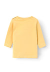Name It Baby Girl Blossom Long Sleeve Top, Rattan
