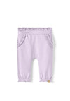 Name It Baby Girl Kinaya Ruffle Detail Trousers, Orchid Hush