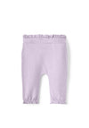 Name It Baby Girl Kinaya Ruffle Detail Trousers, Orchid Hush