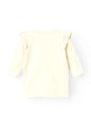 Name It Baby Girl Kubia Long Sleeve Top, Buttercream