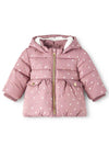 Name It Baby Girl Foil Puffer Jacket, Wishful Mauve
