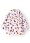 Name It Baby Girl Mini Animal Maxi Jacket, Burnished Lilac