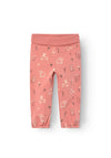 Name It Baby Girl Nanie Sweat Pant, Light Mahogany