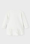 Name It Baby Girl Nubia Long Sleeve Top, Jet Stream