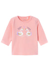 Name It Baby Girl Vubie Long Sleeve Top, Murex Shell