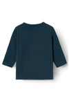Name It Baby Girl Vubie Long Sleeve Top, Dark Sapphire
