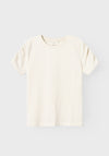 Name It Kid Girl Bara Short Sleeve Top, Jet Stream