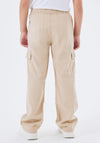 Name It Kid Girl Bella Twill Cargo Pant, Safari