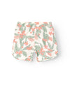 Name It Kid Girl Jia Tropical Print Short, Jet Stream