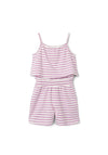 Name It Kid Girl Jia Sleeveless Stripe Jumpsuit, Smoky Grape