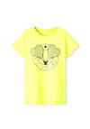 Name It Kid Girl Kimba Short Sleeve Tee, Evening Primrose