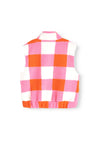 Name It Kid Girl Nafluf Cropped Teddy Vest, Pink Cosmos