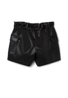 Name It Kid Girl Narubi PU Shorts, Black