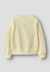 Name It Kid Girl Fabia Chicago Long Sleeve Sweater, Yellow