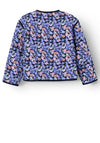 Name It Kid Girl Tirulle Long Sleeve Floral Quilted Jacket, Easter Egg