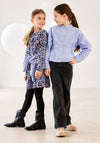 Name It Kid Girl Tirulle Long Sleeve Floral Dress, Easter Egg