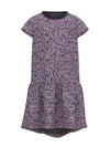 Name It Kid Girl Floral Vigga Capsl Dress, Pink Flambe