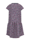 Name It Kid Girl Floral Vigga Capsl Dress, Pink Flambe
