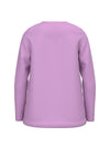 Name It Kid Girl Violet Long Sleeve Loose Top, Violet Tulle