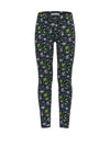 Name It Kid Girl Vivian Print Legging, Dark Sapphire