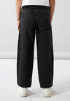 Name It Kid Girl Rose Straight Jeans, Black