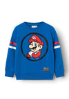 Name It Mini Boy Alstair Mario Sweater, Imperial Blue