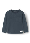 Name It Mini Boy Baldurm Long Sleeve Top, India Ink