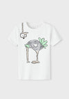 Name It Mini Boy Fama Short Sleeve Tee, Bright White