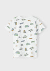Name It Mini Boy Fasak Short Sleeve Tee, Bright White