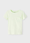 Name It Mini Boy Feme Short Sleeve Tee, Lime Cream
