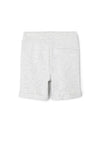 Name It Mini Boy Jenno Long Sweat Shorts, Light Grey Melange