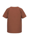 Name It Mini Boy Kads Football Short Sleeve Tee, Coconut Shell