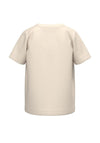Name It Mini Boy Kads Dinosaur Short Sleeve Tee, Whitecap Gray