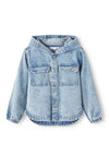 Name It Mini Boy Knud Long Sleeve Denim Overshirt, Medium Blue