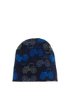 Name It Mini Boy Marlow Tractor Print Hat, Dark Sapphire