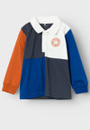 Name It Mini Boy Nulukas Long Sleeve Polo, India Ink