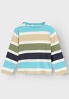 Name It Mini Boy Osum Long Sleeve Top, Blue Mist