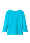 Name It Mini Boy Vagno Long Sleeve Top, Blue Atoll