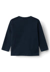 Name It Mini Boy Vagno Long Sleeve Top, Dark Sapphire
