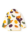 Name It Mini Girl Novin Fleece Teddy Cardigan, Jet Stream