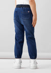 Name It Mini Girl Bella Shaped Jeans, Dark Blue Denim