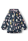 Name It Mini Girl Bird House Padded Jacket, Dark Sapphire
